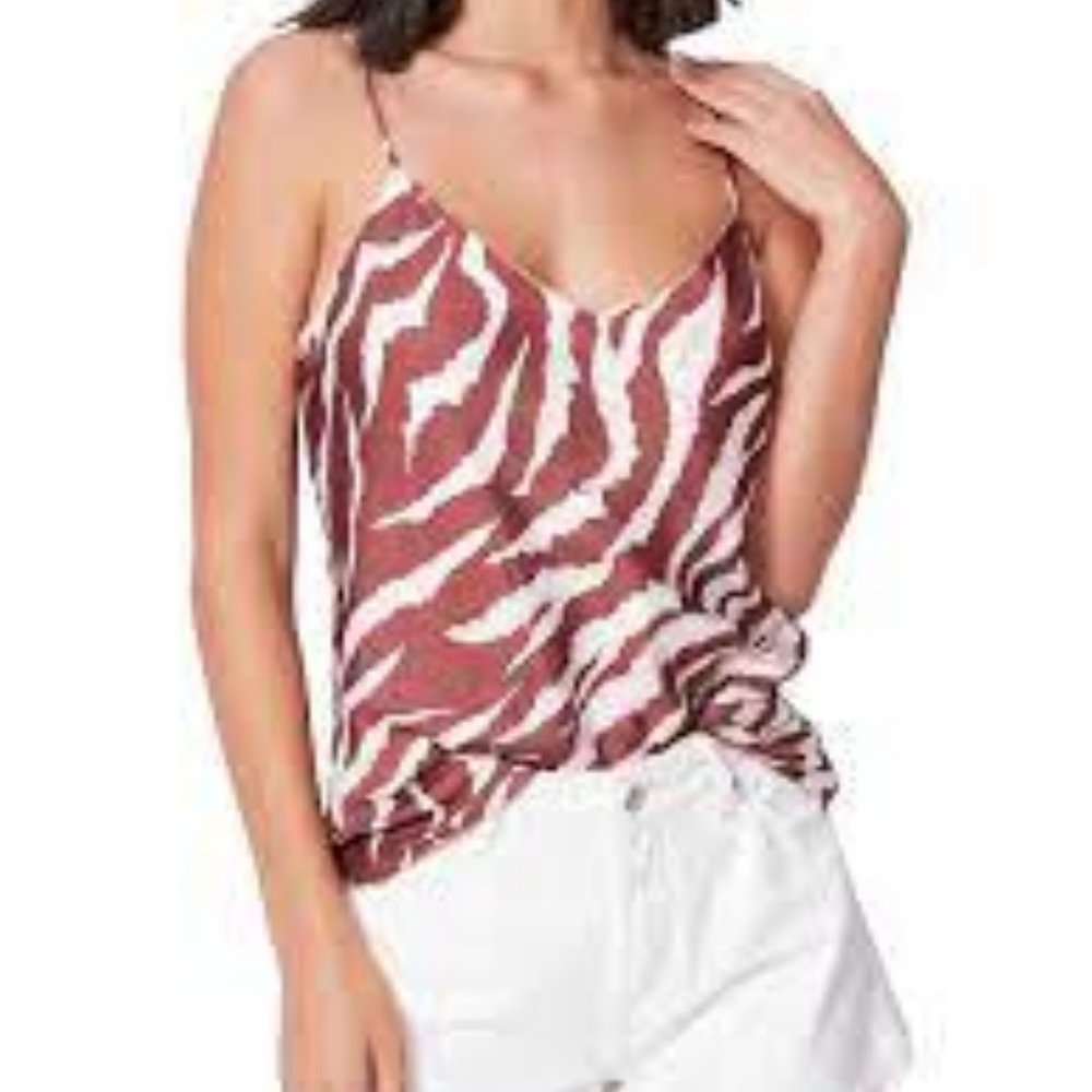 Paige Cicely zebra print camisole